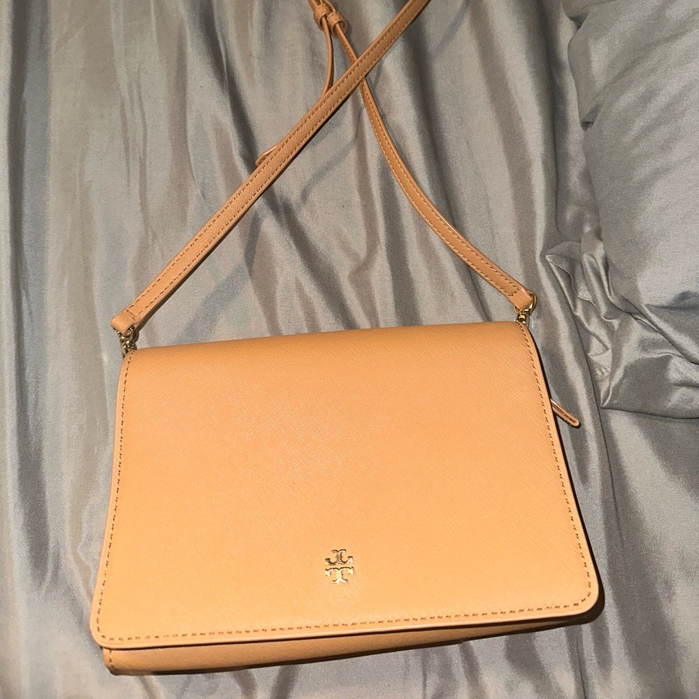 Tan Tory Burch Crossbody